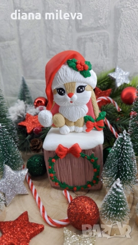 Коледно Зайче, идеален подарък за малки и големи!!, снимка 2 - Декорация за дома - 52343807