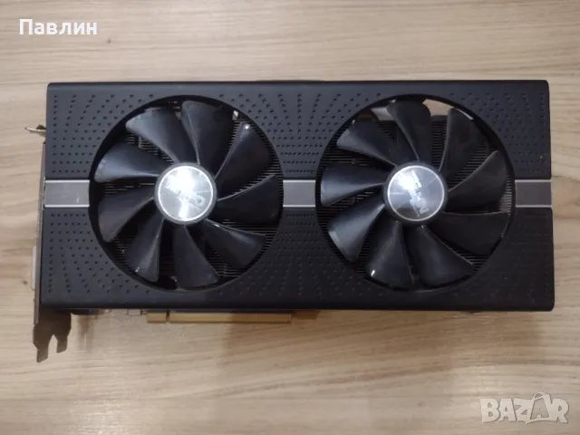 Видео карта Sapphire NITRO+ RADEON RX 570, 4GB GDDR5, 256-bit, снимка 1 - Видеокарти - 49197140