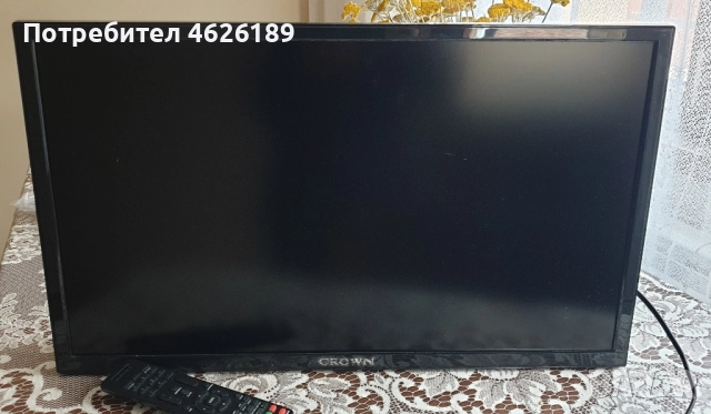 Телевизор Краун 24inc, снимка 2 - Телевизори - 52095766