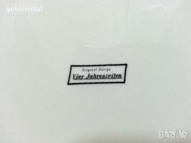 чиния Великден немски порцелан , снимка 4 - Антикварни и старинни предмети - 54011297