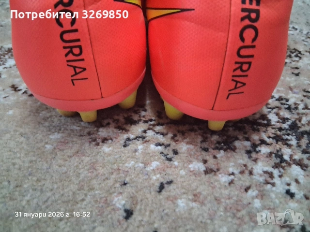 Бутонки Nike mercurial номер 44 (28 см.), снимка 6 - Футбол - 53296289