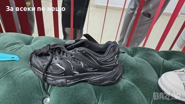 Balenciaga Track Дамски Черни Маратонки👟Дамски Спортни Обувки В Черен Цвят Баленсиага Код P2133