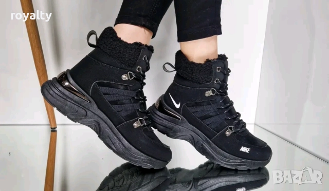 Puma Черни Спортни Дамски Боти С Вата Номерации 36-41, снимка 4 - Дамски боти - 52430038