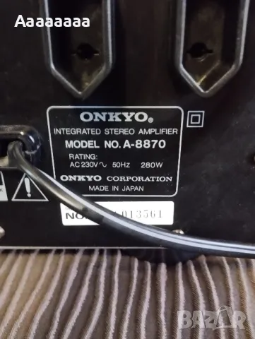 Onkyo Integra A-8870+ Onkyo lntegra T-4850, снимка 3 - Ресийвъри, усилватели, смесителни пултове - 49337646