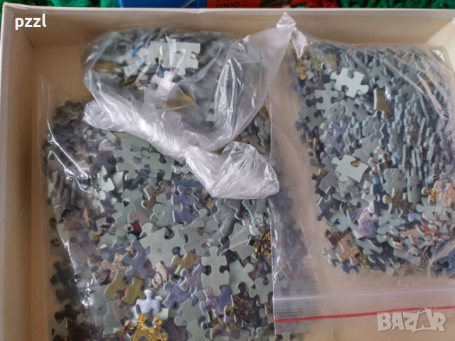 Пъзел "Zugspitze” Ravensburger 1975г. 1000 части, снимка 3 - Пъзели - 53872931