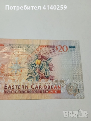 ИЗТОЧНИ КАРИБИ БАНКНОТА 20 ДОЛАРА 2019 Г , снимка 4 - Нумизматика и бонистика - 52773614
