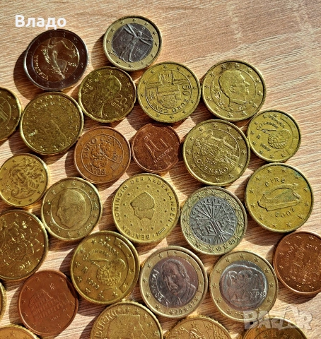 Евро монети , 50 цента, 1 и 2 евро , снимка 4 - Нумизматика и бонистика - 53663337
