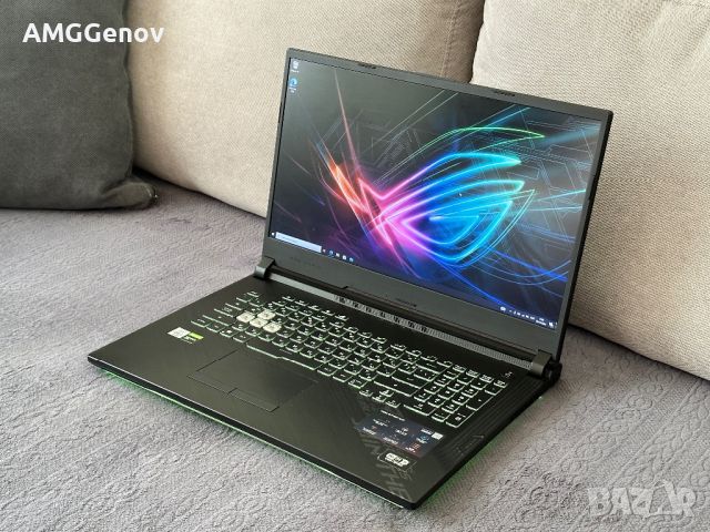 17,3'FHD IPS 120Hz/i7-10750H/16GB DDR4/Asus ROG/GTX 1660TI 6GB/512GB, снимка 1 - Лаптопи за игри - 46037794