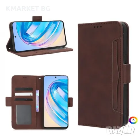 Huawei Honor X8a Wallet Калъф и Протектор, снимка 5 - Калъфи, кейсове - 48948140