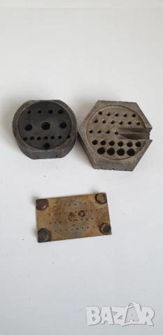 Шестоъгълни занитващи наковални, бижутерски инструменти, снимка 5 - Антикварни и старинни предмети - 54040866