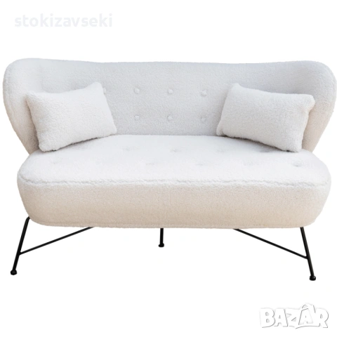 Диван двуместен, 139*80*83 см, снимка 3 - Дивани и мека мебел - 53507983