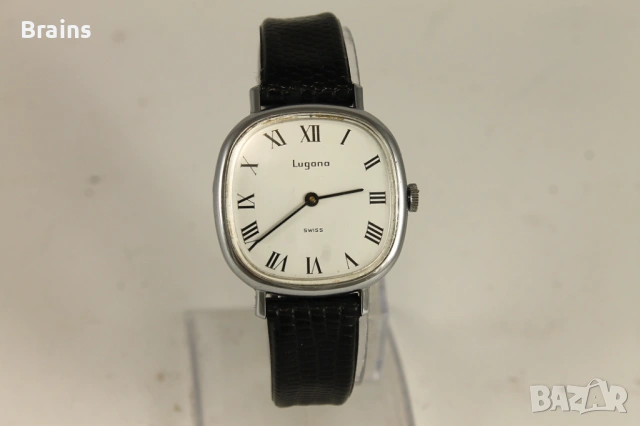 1960's LUGANO Швейцарски Ръчен Часовник, снимка 2 - Мъжки - 53060939