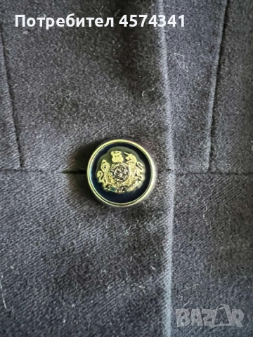 Тъмносиньо дамско палто ZARA, снимка 3 - Сака - 51474647