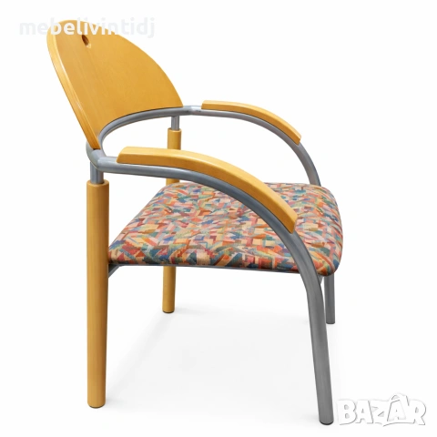 Елегантен офис стол от висок клас на австрийската марка Wiesner-Hager, снимка 3 - Столове - 53558178