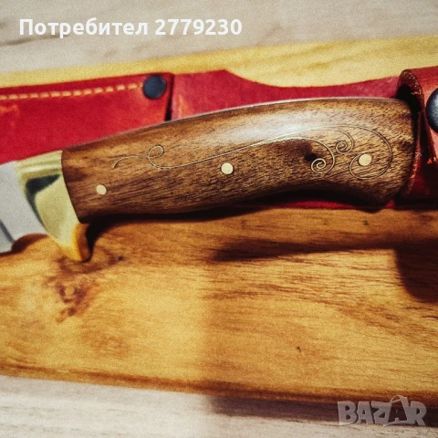 Нож ръчна изработка на Майстор П.Неделев Нов, снимка 5 - Ножове - 50885874