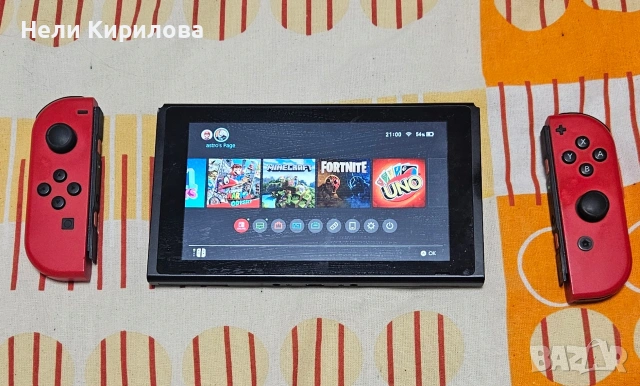 Nintendo Swich с аксесоари и игри, снимка 2 - Nintendo конзоли - 54167710
