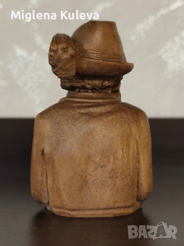 Малка ръчно изработена дървена фигура Цена 70 лв., снимка 3 - Декорация за дома - 51449535