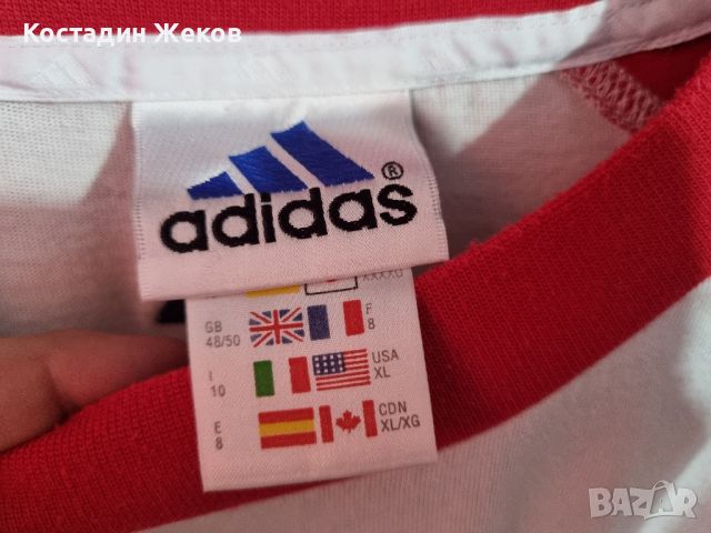 Мъжка оригинална тениска памучна.  Adidas , снимка 4 - Тениски - 46301885