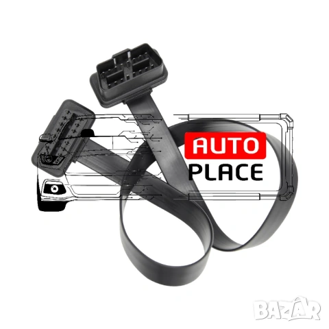 Удължителен OBD кабел за OBD2 16 M/F за удължаване четец Скенер ОБД2, снимка 2 - Аксесоари и консумативи - 53973220