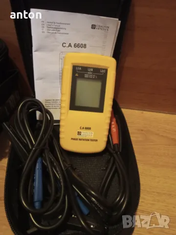 ТЕСТЕР ЗА ВЪРТЕНЕ НА ФАЗИ , снимка 1