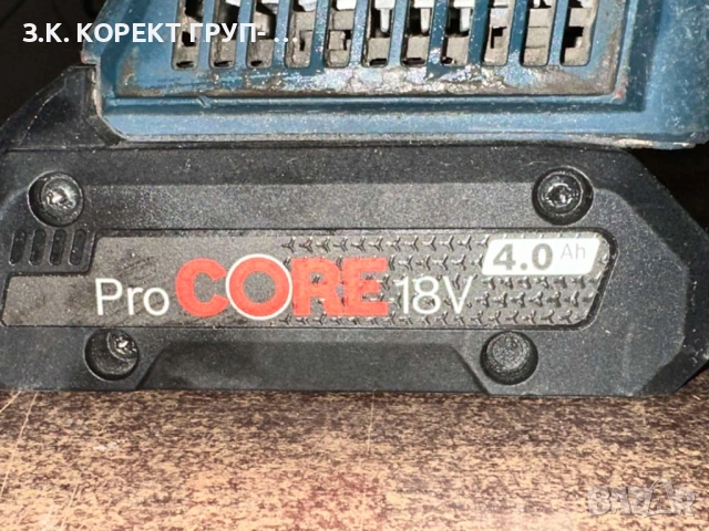 Акумулаторен ъглошлайф Bosch GWS 18V-7 Professional + 1бр батерия 4Ah, снимка 5 - Други инструменти - 52722204