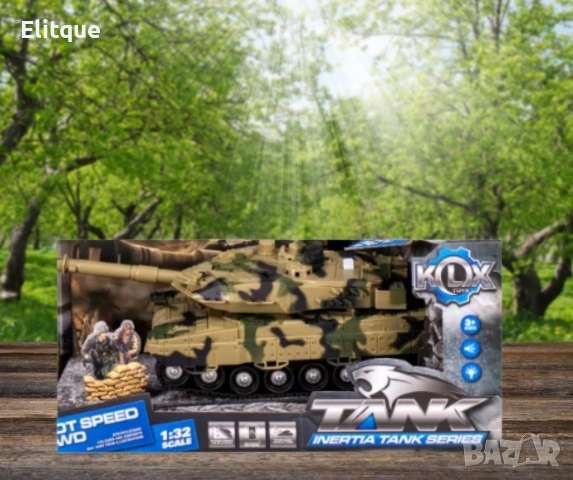 Детски инерционен танк със звук и светлина, снимка 3 - Други - 52745018