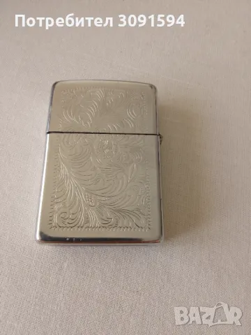 Оригинална запала Zippo венециански хром, снимка 7 - Запалки - 47617254