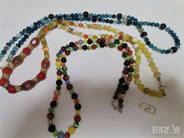 САМО 50 Евро!!! 23 БРОЯ гердани и колиета от натурални камъни, снимка 5 - Колиета, медальони, синджири - 53354834