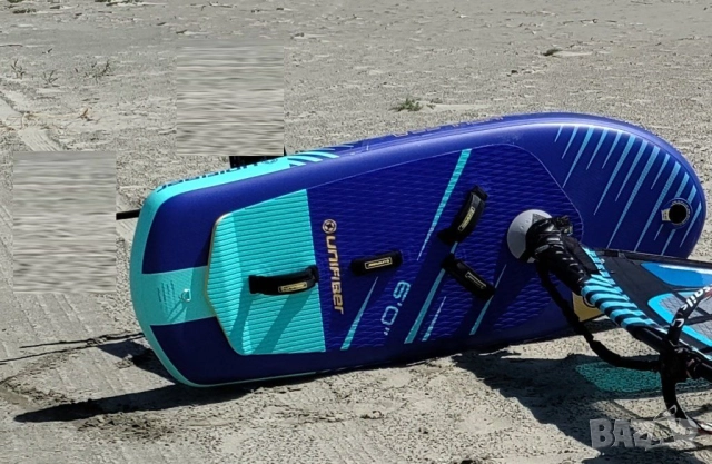 Употребявана надуваема дъска за уинг и уиндсърф Unifiber, снимка 2 - Водни спортове - 52297652