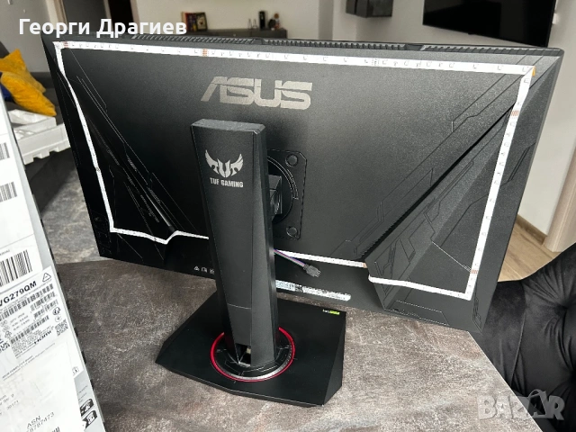 Геймърски монитор ASUS TUF Gaming VG279QM - 27” IPS, 280Hz, Full HD, снимка 2 - Монитори - 53190969