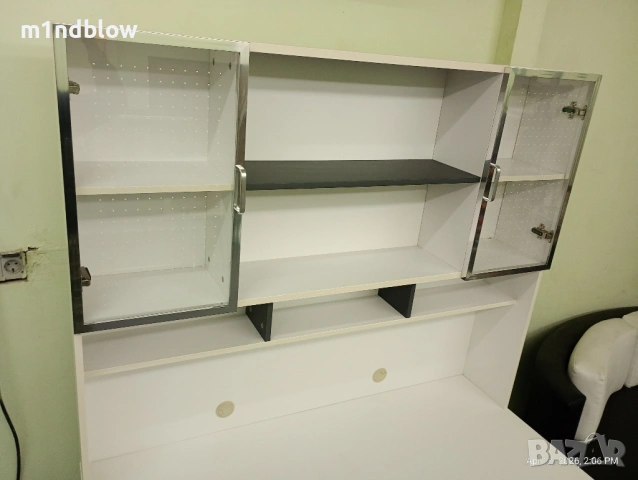 Бяло ъглово бюро, снимка 4 - Бюра - 54239249