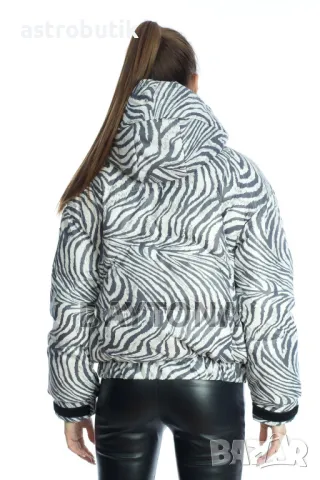 Късо яке с естествен гъши пух- супер топло и леко!, снимка 3 - Якета - 48787542