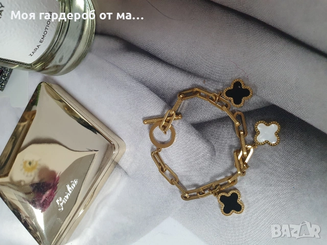 Гривна VC детелинки .позлатена Лондон , снимка 2 - Гривни - 53738359