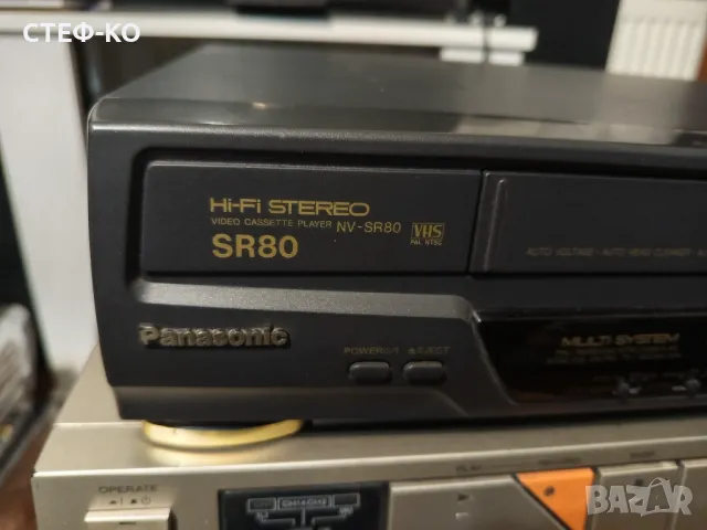 Panasonic NV SR80 vhs - видео, снимка 2 - Плейъри, домашно кино, прожектори - 48950326