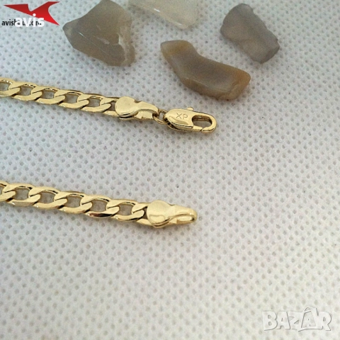 Синджир с 14К златно покритие 254568, снимка 3 - Колиета, медальони, синджири - 52972013