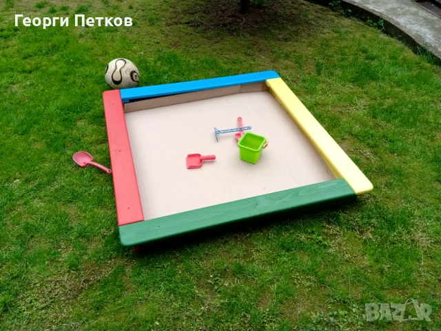 Пясъчник, цветен -110х110cм., снимка 3 - Други - 53524147