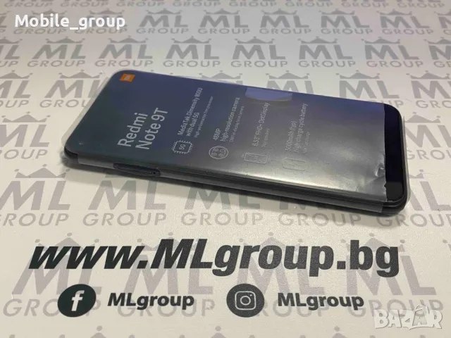 #MLgroup предлага Xiaomi Redmi Note 9T 64GB / 4GB RAM Dual-SIM, нов, снимка 1 - Xiaomi - 48390326