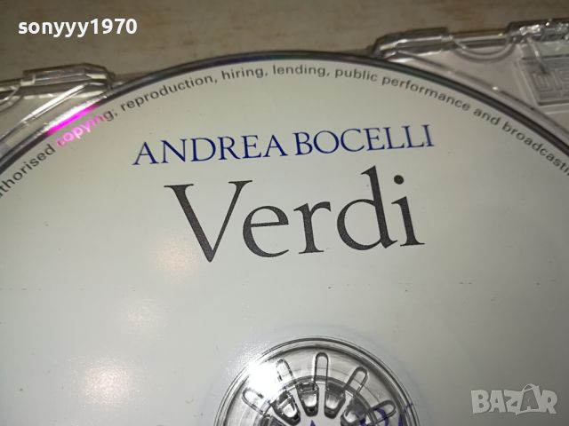 ANDREA BOCELLI VERDI CD-MADE IN GERMANY 1204241102, снимка 2 - CD дискове - 45234085