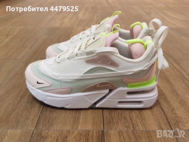 Оригинални дамски маратонки Nike Air Furyosa pink white, снимка 2 - Маратонки - 51004486