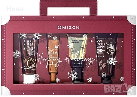 Корейска козметика - комплект от 4 продукта с охлюви Mizon snail, снимка 5 - Комплекти и лотове - 52664763