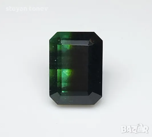 Рядък двуцветен турмалин 4.90кт! Нов!, снимка 10 - Пръстени - 46779904