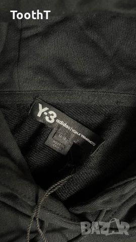 Y-3 Stack Badge Logo Hooded Crop, снимка 6 - Суичъри - 46773690