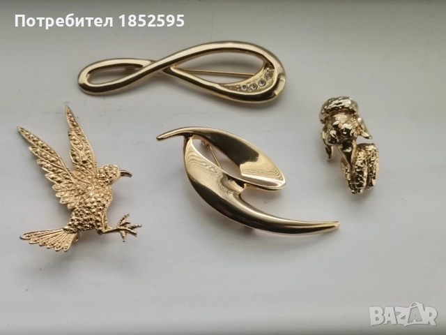 Лот Vintage брошки