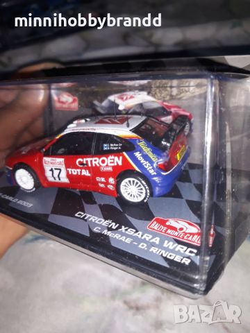 Citroen Visa 1000 Pistes Citroen Xsara WRC 1.43 Rally Monte Carlo Eaglemoss  Top  Models., снимка 14 - Колекции - 46730457