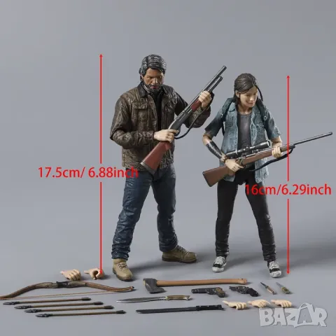 NECA The Last of Us Part II Ultimate Joel & Ellie ,нова пълен комплект , снимка 2 - Колекции - 48223221