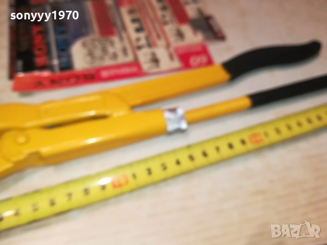 ТРЪБЕН КЛЮЧ 30СМ ЖЪЛТ 1010251711, снимка 7 - Други инструменти - 52011069