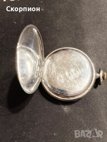 Швейцарски джобен часовник - Hronometre - Военен образец, снимка 13 - Джобни - 49537150