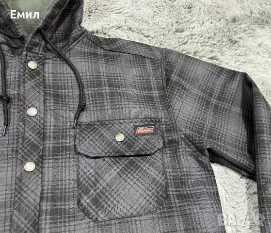 Мъжко яке Dickies Fleece Flannel Jacket, Размер M, снимка 5 - Якета - 48669463