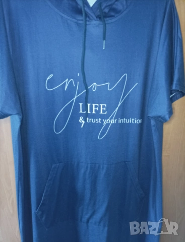 Спортна рокля с качулка , снимка 2 - Рокли - 54151979