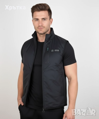 Mercedes AMG F1 Gilet - Оригинален мъжки елек размер L, снимка 5 - Якета - 52939387
